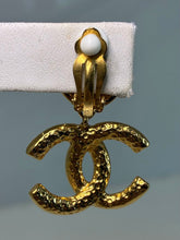 Load image into Gallery viewer, CC Textured Clip On Earrings 95A