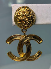 Load image into Gallery viewer, CC Textured Clip On Earrings 95A