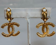 Load image into Gallery viewer, CC Textured Clip On Earrings 95A