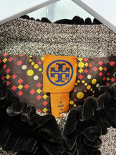 Load image into Gallery viewer, Tweed Velvet Trim Collarless Jacket