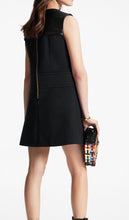 Load image into Gallery viewer, Leather Accent Snap Button Dress