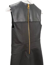 Load image into Gallery viewer, Leather Accent Snap Button Dress