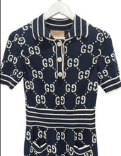 Load image into Gallery viewer, Gucci GG Jacquard Polo Dress