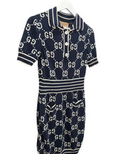 Load image into Gallery viewer, Gucci GG Jacquard Polo Dress