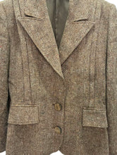 Load image into Gallery viewer, 1980s Herringbone Wool Jacket