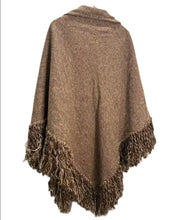 Load image into Gallery viewer, 1980s Fringe Wool Shawl