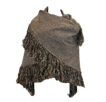 Load image into Gallery viewer, 1980s Fringe Wool Shawl