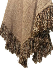 Load image into Gallery viewer, 1980s Fringe Wool Shawl