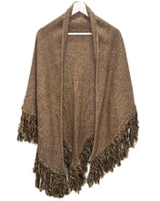 Load image into Gallery viewer, 1980s Fringe Wool Shawl