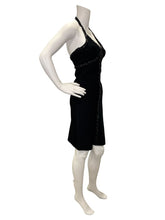 Load image into Gallery viewer, NWT Sequin Bandage Halter Neck Mini Dress