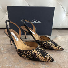 Load image into Gallery viewer, NIB Laura Silk Jacquard Sling Shoes