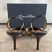 Load image into Gallery viewer, NIB Laura Silk Jacquard Sling Shoes
