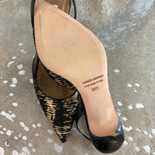 Load image into Gallery viewer, NIB Laura Silk Jacquard Sling Shoes