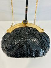 Load image into Gallery viewer, Vintage 1980s Snakeskin Bag Set