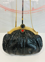 Load image into Gallery viewer, Vintage 1980s Snakeskin Bag Set