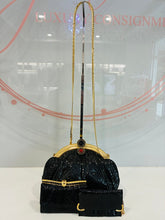 Load image into Gallery viewer, Vintage 1980s Snakeskin Bag Set