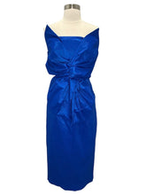 Load image into Gallery viewer, NWT Harlow Bow Taffeta Strapless Dress