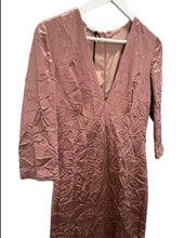 Load image into Gallery viewer, NWT Creased Silk Longline Dress