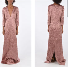 Load image into Gallery viewer, NWT Creased Silk Longline Dress