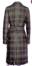 Load image into Gallery viewer, Wool Checkmark Belted Coat