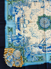 Load image into Gallery viewer, Carre 90 Azulejos Silk Scarf