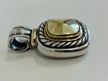 Load image into Gallery viewer, Albion Sterling Silver 14K Gold Pendant