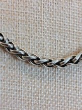 Load image into Gallery viewer, Sterling Silver 14k Yellow Gold Wheat Chain Necklace