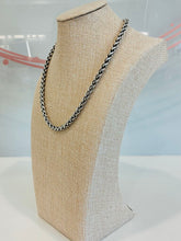 Load image into Gallery viewer, Sterling Silver 14k Yellow Gold Wheat Chain Necklace