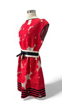 Load image into Gallery viewer, NWT Floral Jacquard Cap Sleeve Dress