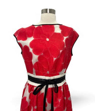 Load image into Gallery viewer, NWT Floral Jacquard Cap Sleeve Dress