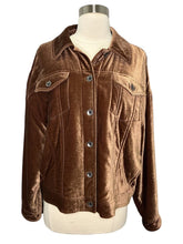 Load image into Gallery viewer, Velvet Silk-Bend Bomber Jacket