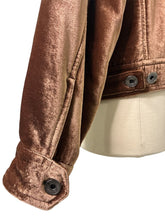 Load image into Gallery viewer, Velvet Silk-Bend Bomber Jacket