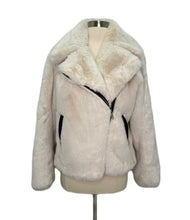 Load image into Gallery viewer, Faux Fur Moto Jacket
