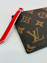 Load image into Gallery viewer, Monogram Felicie Chain Wallet Zippered Insert Fuchsia