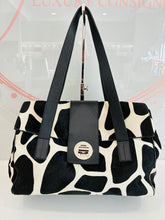 Load image into Gallery viewer, Pony Hair Cow Print Shoulder Bag