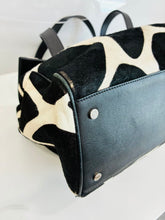 Load image into Gallery viewer, Pony Hair Cow Print Shoulder Bag