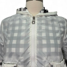 Load image into Gallery viewer, Nylon Cropped Short Sleeved Hooded Jacket