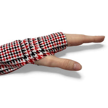 Load image into Gallery viewer, Belle Houndstooth Hooded Jersey Top