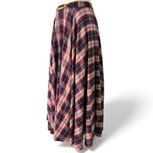 Load image into Gallery viewer, Cotton Tartan Maxi Skirt