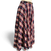 Load image into Gallery viewer, Cotton Tartan Maxi Skirt