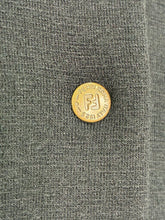 Load image into Gallery viewer, Wool Knit Logo Trim Cardigan