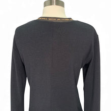 Load image into Gallery viewer, Wool Knit Logo Trim Cardigan