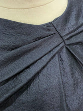 Load image into Gallery viewer, Wool Blend Ruched Collar Midi Dress