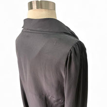 Load image into Gallery viewer, 2008 Crystal Embellished Cuff Silk Blouse