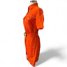 Load image into Gallery viewer, Linen Button Down Dress
