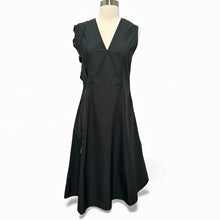 Load image into Gallery viewer, NWT Fall/Winter 2016 Sleeveless Corset Tie-Up Midi Dress