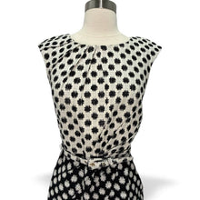 Load image into Gallery viewer, Pre Fall 2012 Runway Raw Silk Weave Knit Geometric OpArt Dress