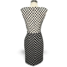 Load image into Gallery viewer, Pre Fall 2012 Runway Raw Silk Weave Knit Geometric OpArt Dress