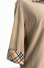 Load image into Gallery viewer, Stretch Cotton Check Trim Top