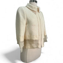 Load image into Gallery viewer, Cropped Jacket Sheer Trim